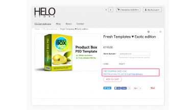 Free Shipping Messages - context: cart below free shipping threshold, but adding current product would offer free shipping