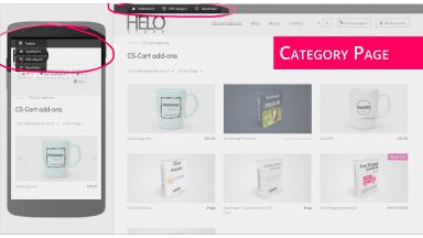 Admin Toolbar - Preview in category page